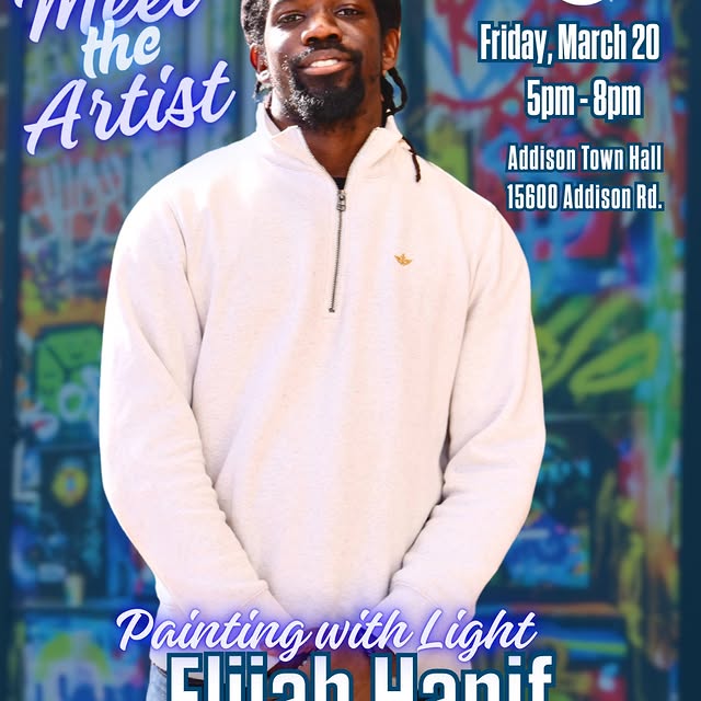 Join us for an Artist Talk at Addison Town Hall on Friday, March 20. 🎨 Doors open at 5…