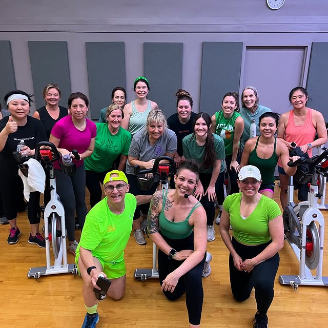 Celebrating St. Patrick's Day at the Y means we ride the rainbow! Thanks to everyone wh…