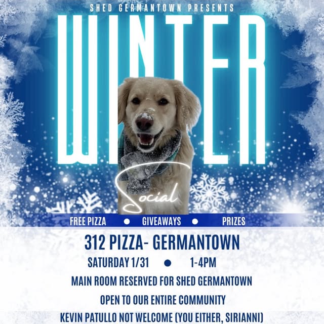 Shed GT winter social happening Saturday, Jan 31! We’ve moved locations this year to ou…