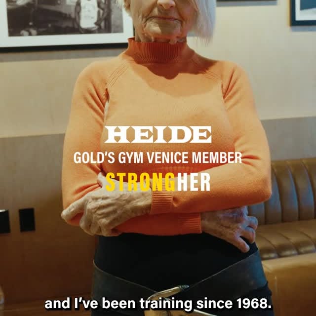 "I actually train to feel good and be healthy. I think the gym really helps." - Heide 
…