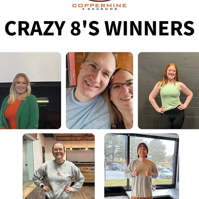 BIG congratulations to our Crazy 8’s winners at Coppermine 4 Seasons!! 🎉💪

These incr…