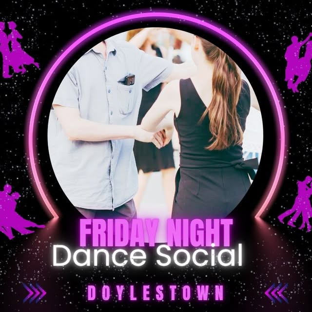 💃🕺 Friday Night Dance Social in Doylestown!  Next date:  Friday, April 17!!!

Looking…