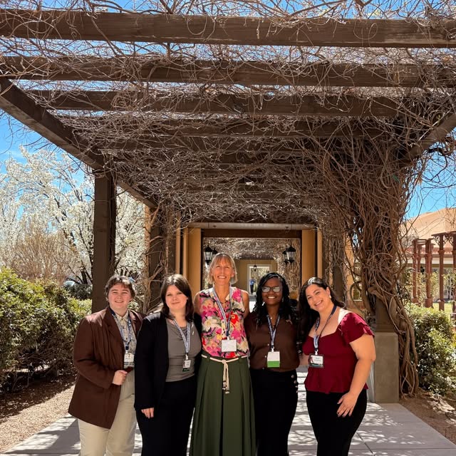 Four Mercer anthropology students — Keana McKee, Taylor Parker, Latoya Bartley and Mega…