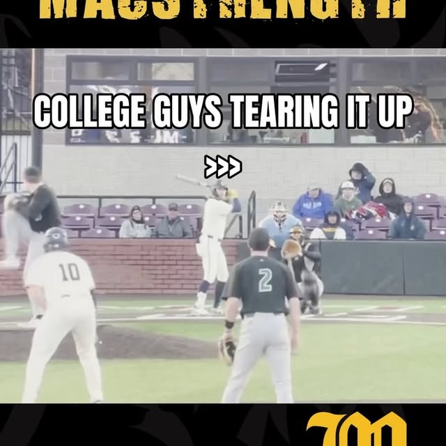 @macstrengthmn college guys tearing it up at the plate as the seasons begin!
#collegeba…