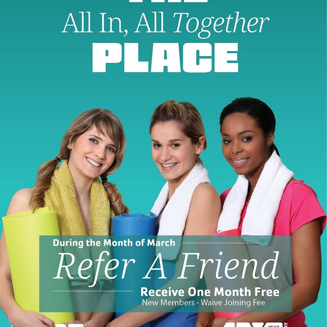 All in looks better with a friend 💙

During the month of March, when you refer a frien…