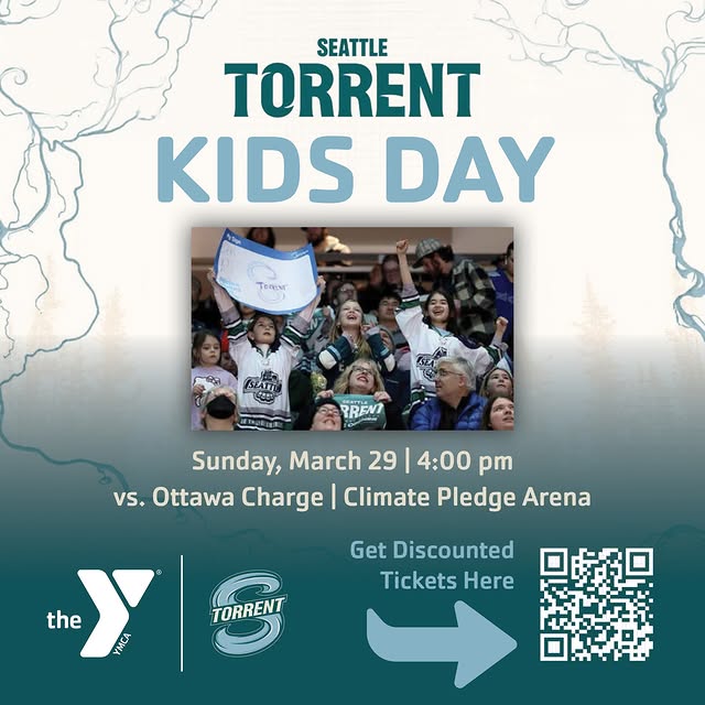 Seattle Torrent Kids Day? Yes, please! 🏒 

YMCA of Greater Seattle is collaborating wi…