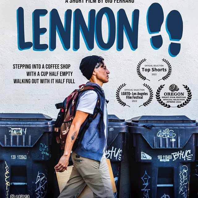 OUT NOW 🎬 Lennon - a short film by Gio. Click the link in my bio.