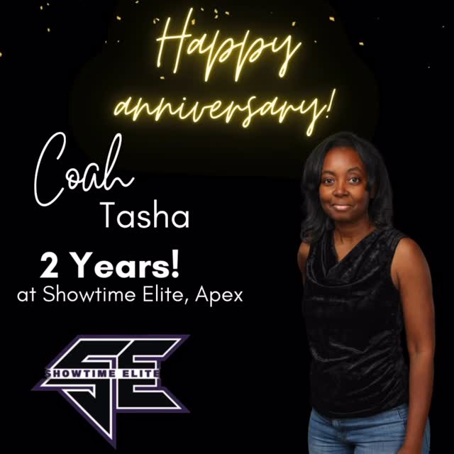 Happy 2 Years!! We can’t wait for many more! 🖤💜

#showtimeapex #workanniversary