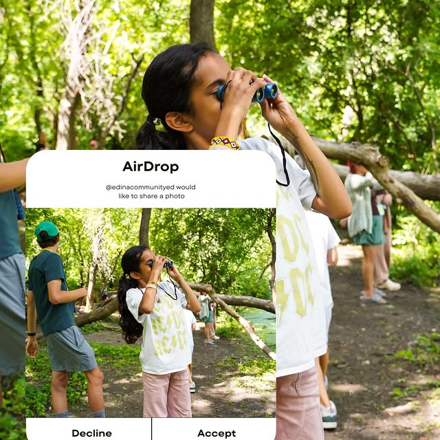 @edinacommunityed would like to airdrop some photos to you 📸