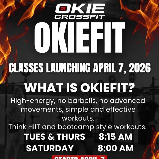 🔥 NEW CLASS ALERT – INTRODUCING OKIEFIT 🔥

Starting April 7, 2026, we’re adding somet…