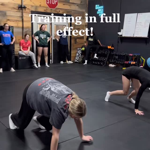 Training in full effect at @rips.fitness 💪 Who is ready for @claytonshardestfunnest5k …