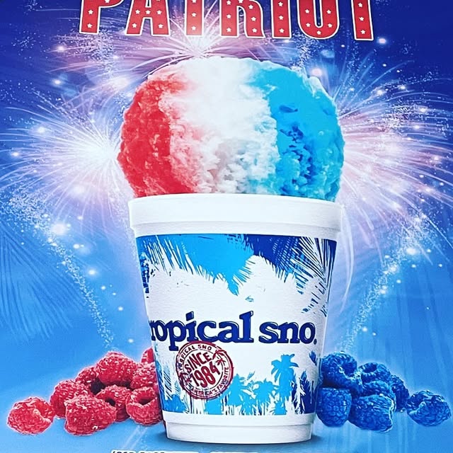 Tropical Sno is available at our walk up window!