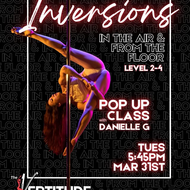 Let's get upside down with @daniellegpole 🙃

Space is limited 👀