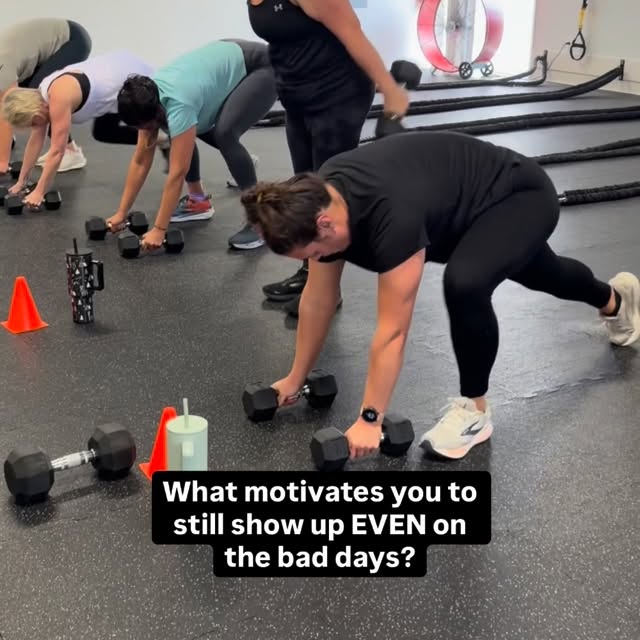 The days you don’t feel like showing up…
are the days that matter the most.

Anyone can…