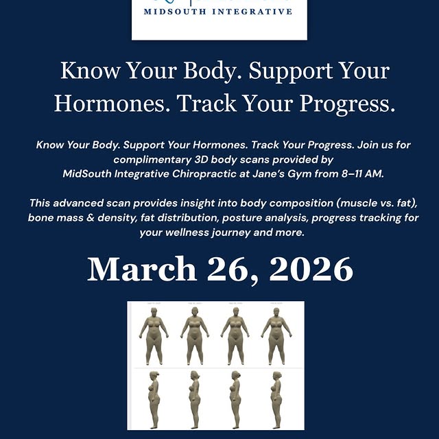 On March 26th, MidSouth Integrative will be at Jane’s Gym offering FREE body scans!
 
�…