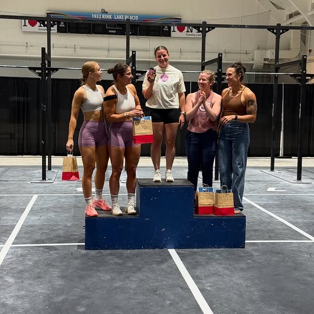 Two podium finishers at @adkfitnesschallenge this weekend - @livmargulis + @sarahborset…