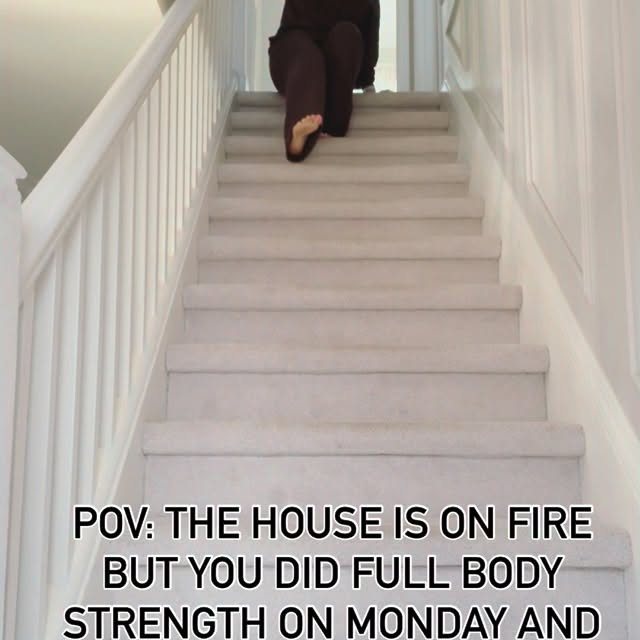 The fire’s just gonna have to be patient bc the legs aren’t legging today 

#gymhumor #…