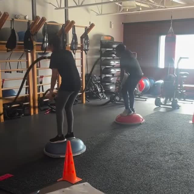 Repost from ŌVOX GroupFit Manger Susan:
•
Preseason conditioning before soccer season b…