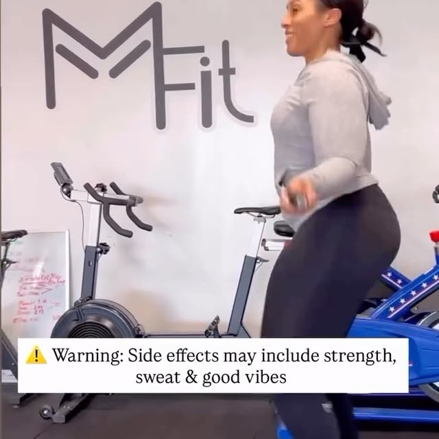 Warning ⚠️ 
Working out at M Fit may cause several positive side effects …
- more energ…