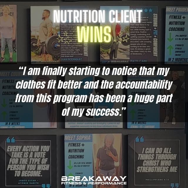 ✨ NUTRITION CLIENT BRIGHT SPOT ✨

“I am finally starting to notice that my clothes fit …