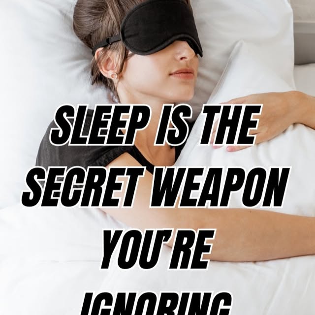 If your workouts feel harder and your cravings are louder right now, check sleep before…