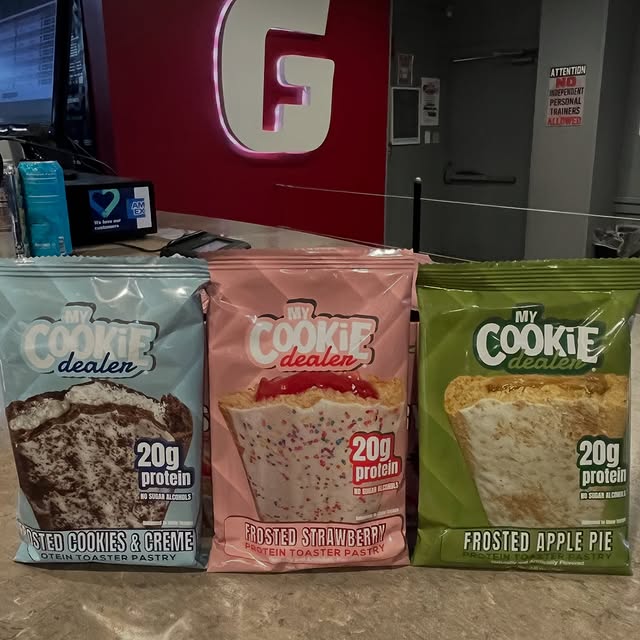 New @mycookiedealer protein pastries! Packed with 20gs of protein and 0 sugar alcohols.…