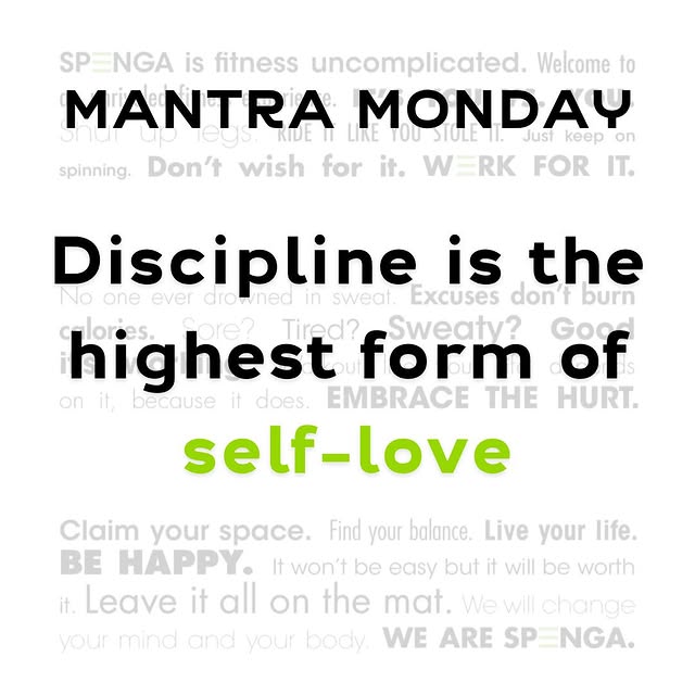 Discipline is the highest form of self love.

It’s the 5:30am alarm.
It’s the last rep.…