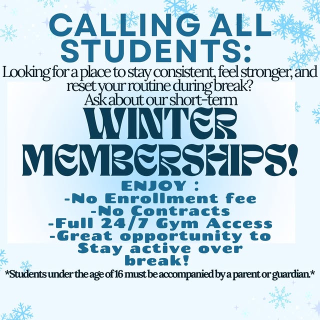 📢 STUDENT BREAK DISCOUNT ALERT! 🎉

Home for the holidays or need a break from studyin…