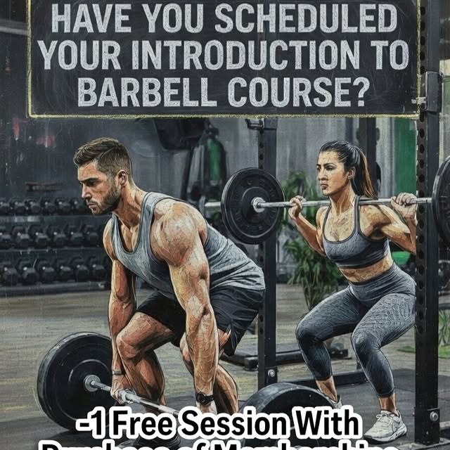 👀DID YOU KNOW?👀
~
With every membership signup, YOU get a FREE barbell introductory c…