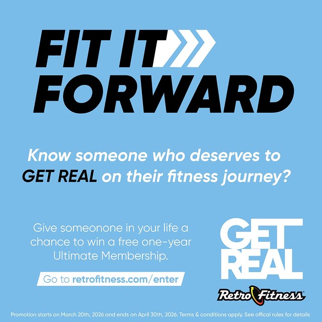 Know someone ready to GET REAL? Give them a chance to win a FREE year of fitness 🔥

Go…