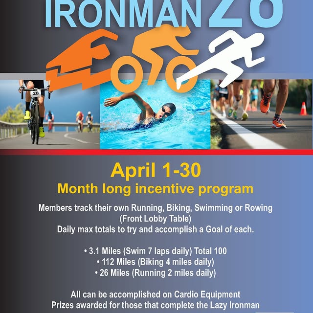 Stay active all month long with the Lazy Ironman 2026, a month-long incentive program r…
