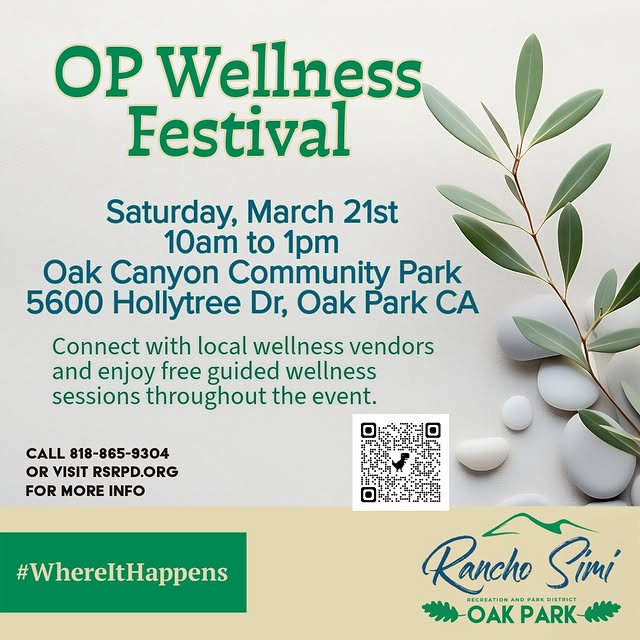 Oak Park, this Saturday is the day! Join us for a wonderful day of wellness! 10:00am-1:…
