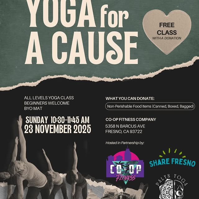 Join us on your mat, Sunday, November 23rd from 10:30 to 11:45 AM at @co_op.fitness.com…