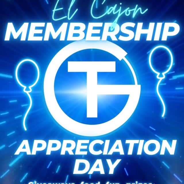 February 16th 2026 is The Gym El Cajon Membership Appreciation Day 11am-4pm with giveaw…