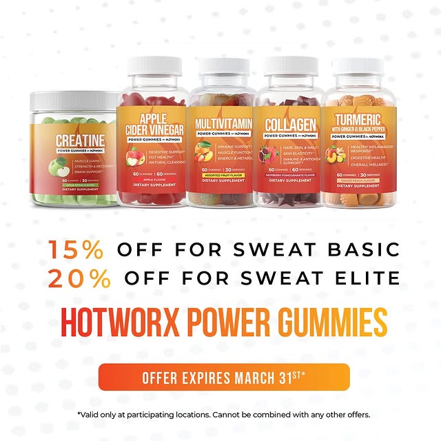 Power through March with the supplement that does it all. HOTWORX Power Gummies deliver…