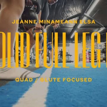 A SOLID LEG DAY W/ THE GIRLS

HIP THRUST
RDL / KB SWINGS
B STANCE SQUATS
LAND MINE REVE…