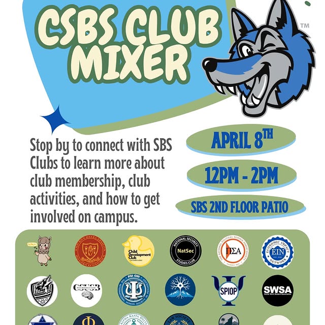 Come connect at the Social & Behavioral Sciences Club Mixer!

Meet students and organiz…