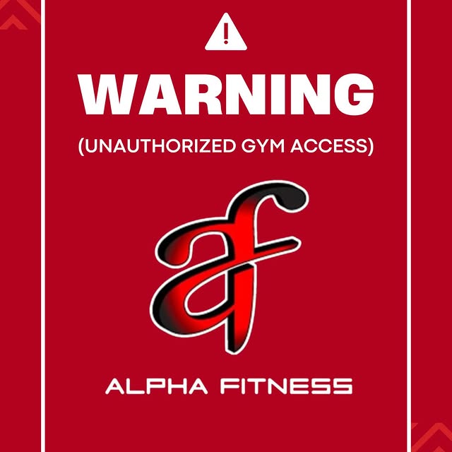 The local authorities will be called for anyone caught inside of the gym without a vali…