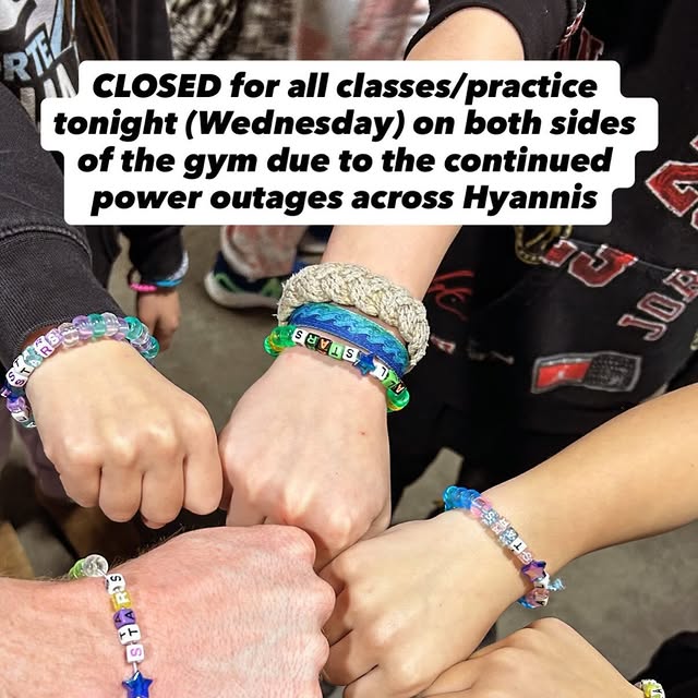 CLOSED today (Wednesday) due to the continued power outages across Hyannis and the gym …