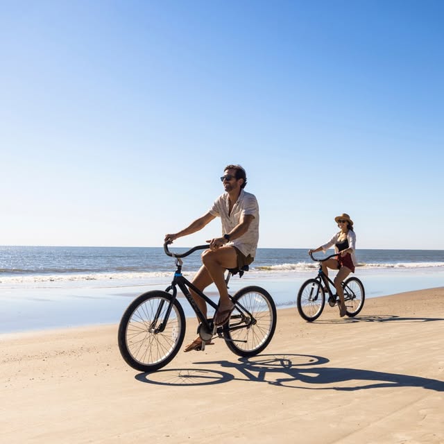 Two wheels, ocean air and miles of shoreline ahead. Beach rides just come naturally at …