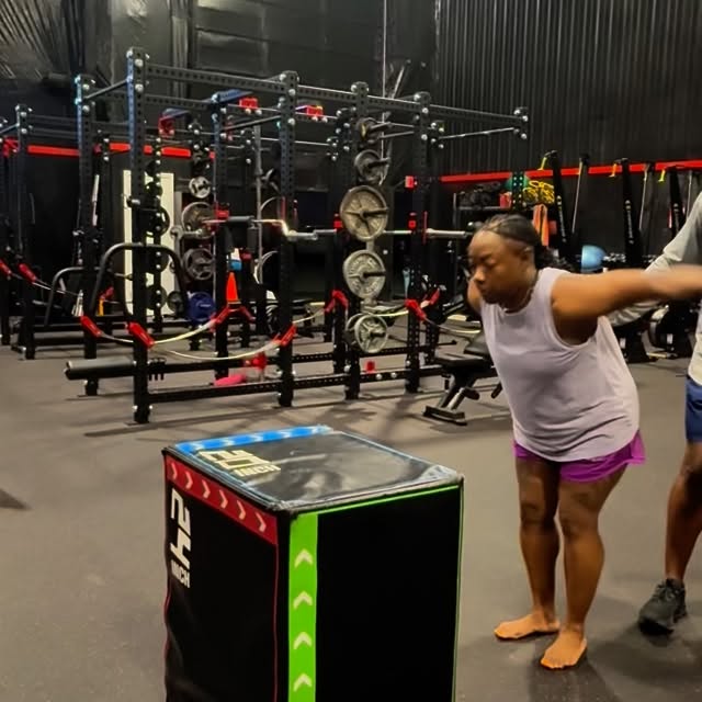 This morning she tried she failed. She conquered the 30 inch box jump it was hard but s…