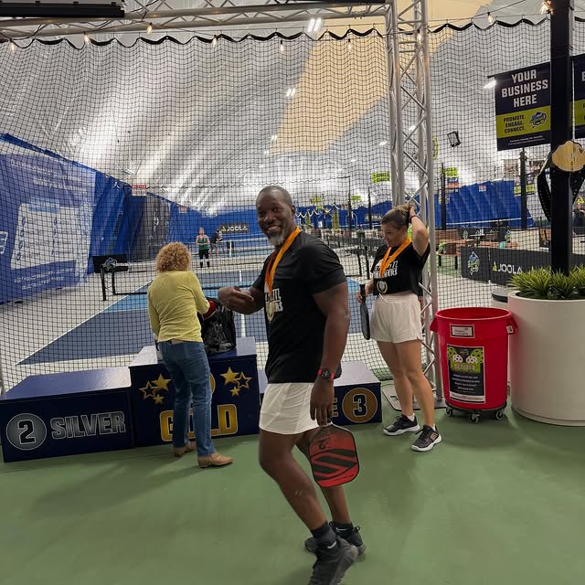 What a thrilling battle on the courts! My partner Jenn and I seized the gold in the 3.5…