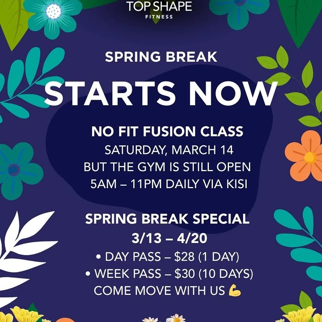 Spring Break is here and we’ve got something fun for you. ☀️

First, a quick update: th…