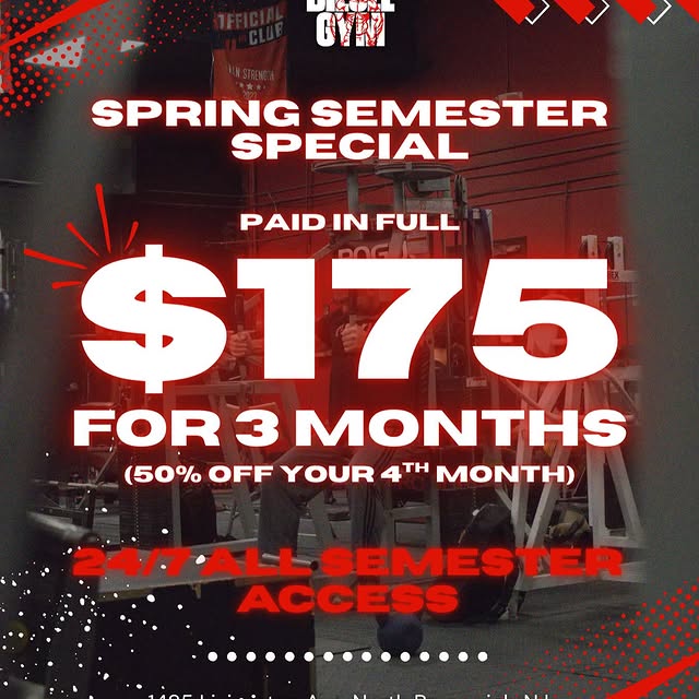 Kickstart your semester strong with our special offer for new students at DieselGym! 🏋…
