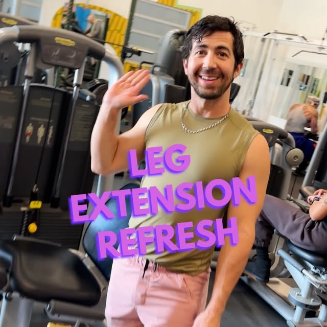 🌈Trainer Tuesday equipment tutorial: LEG EXTENSION w/ Jarrod!

We know that machines c…