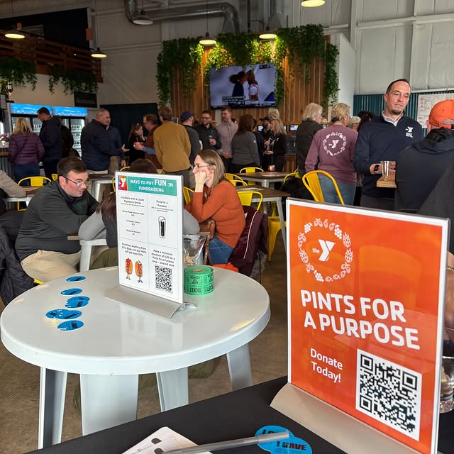 Our Pint For A Purpose FUNdraising event was a hit! Our YMCA staff, board members, memb…