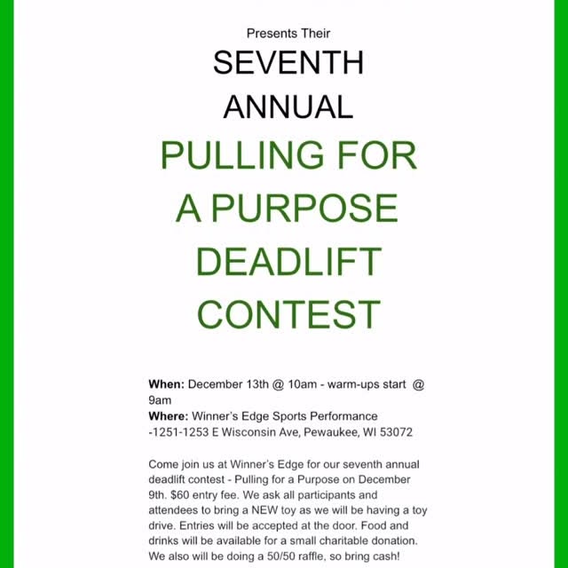 This Saturday we lift with purpose — and we’re bringing the energy!

Join us for the 7t…