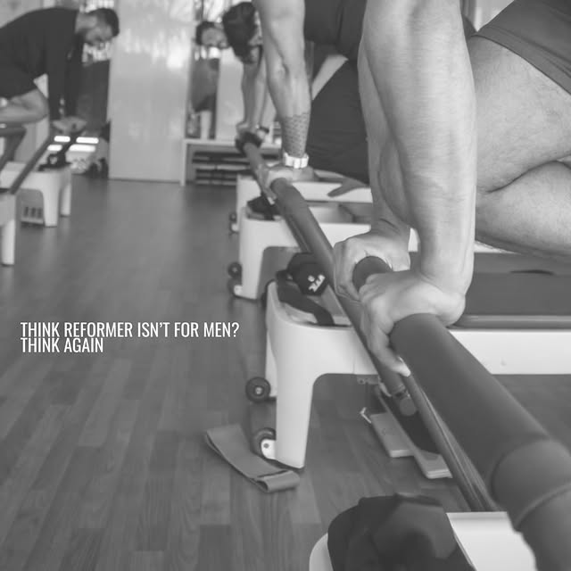 Think Reformer isn’t for men? Think again.

One major benefit: serious core strength th…
