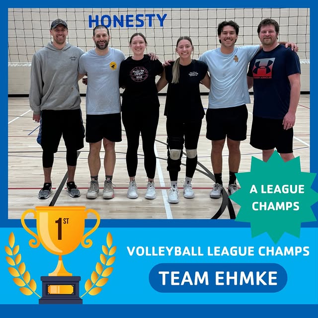 Our volleyball league has wrapped up, and we’re excited to announce our A League and B …