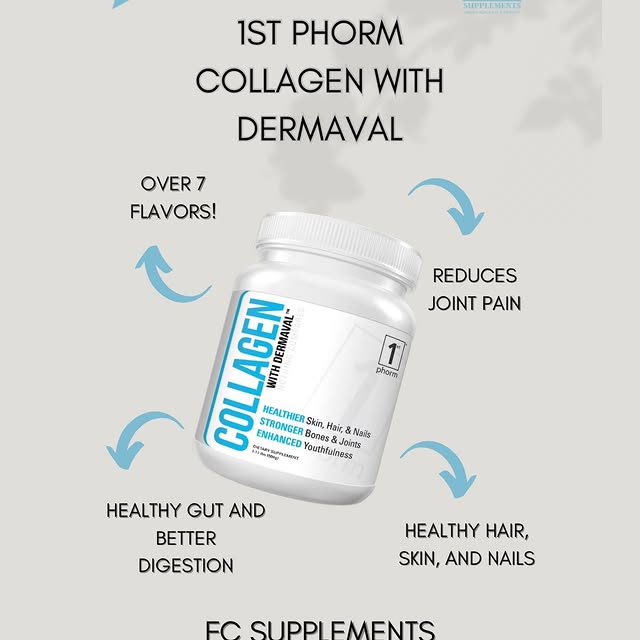 Glow from the inside out with First Phorm Collagen Powder! ✨ Packed with the good stuff…